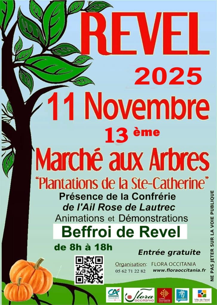 13ème marché aux arbres de revel, organisé par Flora Occitania le 11 novembre 2025