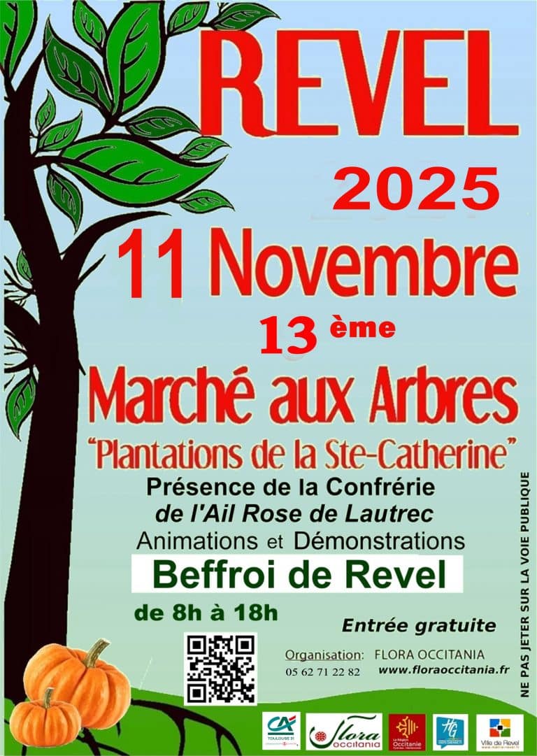 13ème marché aux arbres de revel, organisé par Flora Occitania le 11 novembre 2025